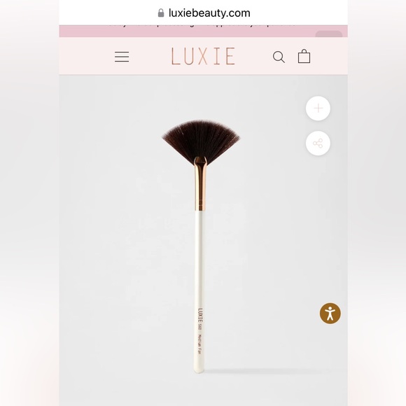 Luxie 560 Medium Fan Brush - Picture 1 of 5